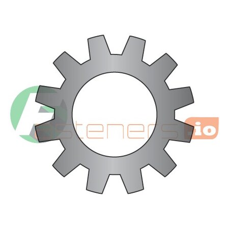 #10 External Tooth Lock Washers / 18-8 Stainless Steel/Black Oxide/Outer Diameter: .395" - .410" / Thickness Range : .018" - .024" (Carton: 10,000 pcs)